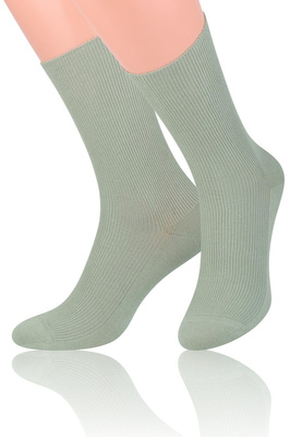 Cotton Non-Pressure Socks Art. 018 Light Olive