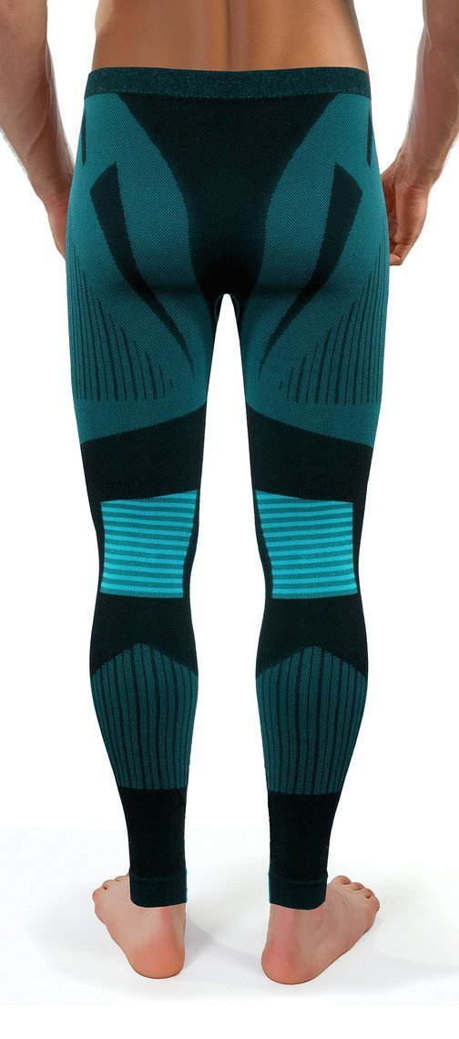 Pantaloni termici bărbați Thermo Active verzi