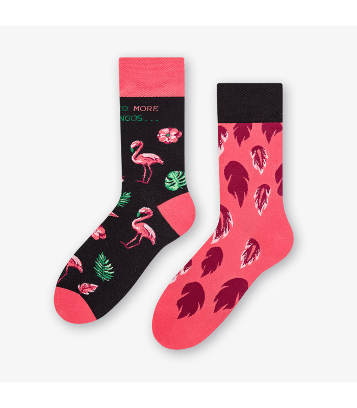 Farbige Damen/Herren Flamingo-Socken Mehr Mode