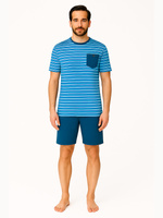 Boxeri Bărbați Panther BM01 Albastru