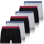 Herren-Boxershorts aus Baumwolle im 6er-Pack