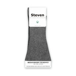 Cotton Non-Pressure Socks Art. 018 Grey Mélange