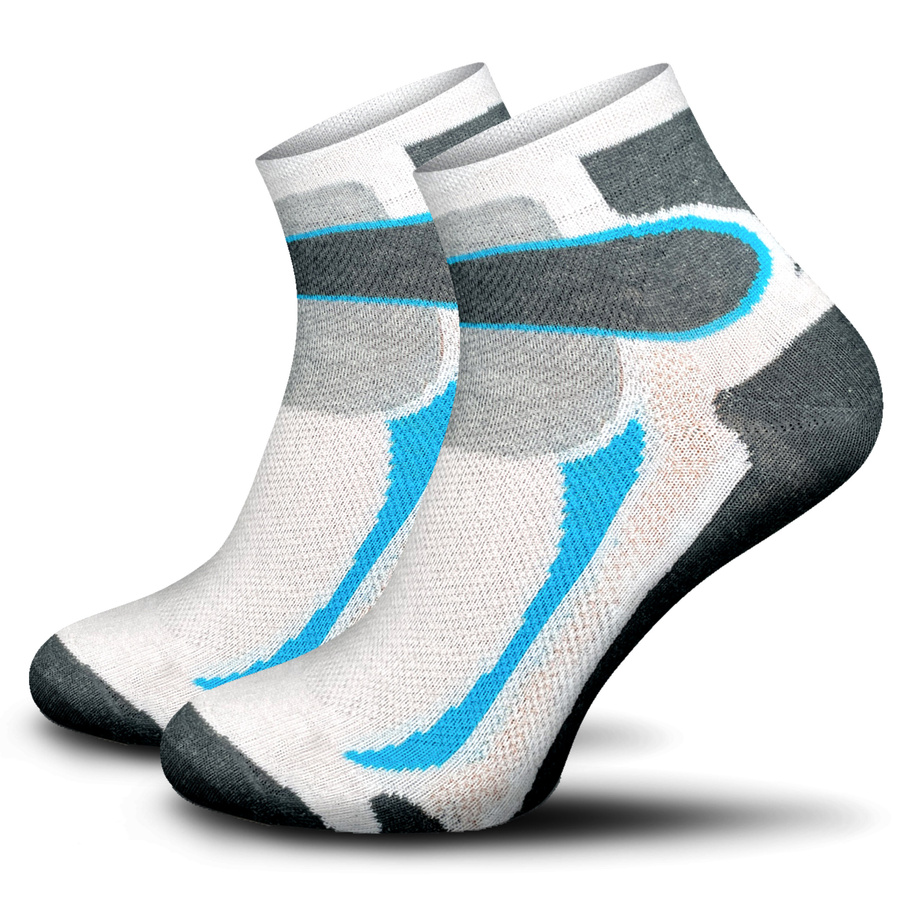 Herrensocken Simply Grau-Orange