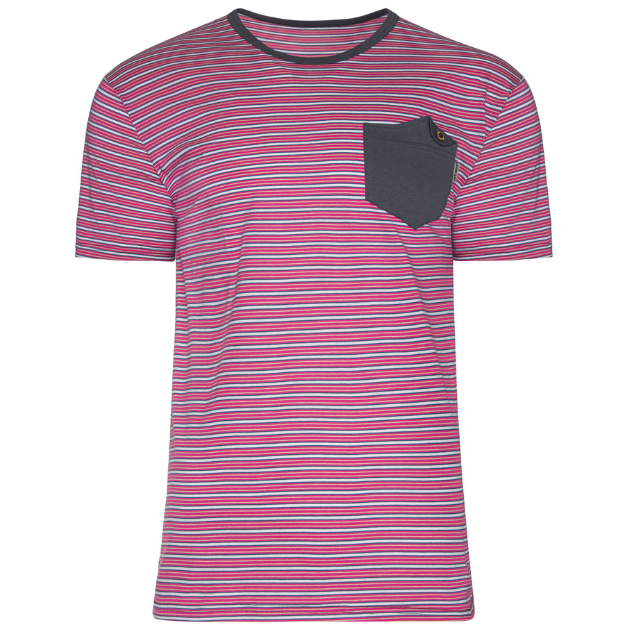 Herren Schlafanzug Kurzarm Blau