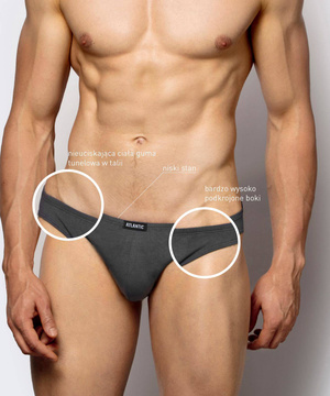 Mini Slips Serie Grau und Schwarz