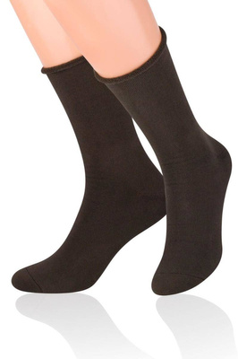 Skarpety frotte bezuciskowe art. 111 PO02 brązowy