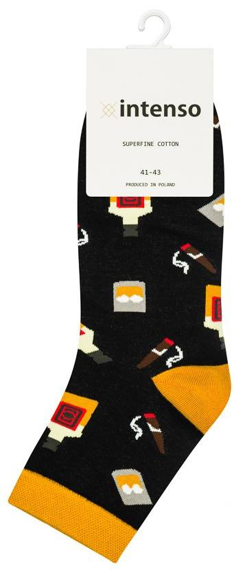 Kolorowe śmieszne SKARPETKI MĘSKIE Intenso Art. 1795