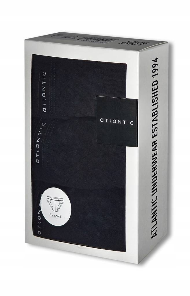 Chiloți bărbătești Seria 3BMP-006 Gri, Negru, Alb