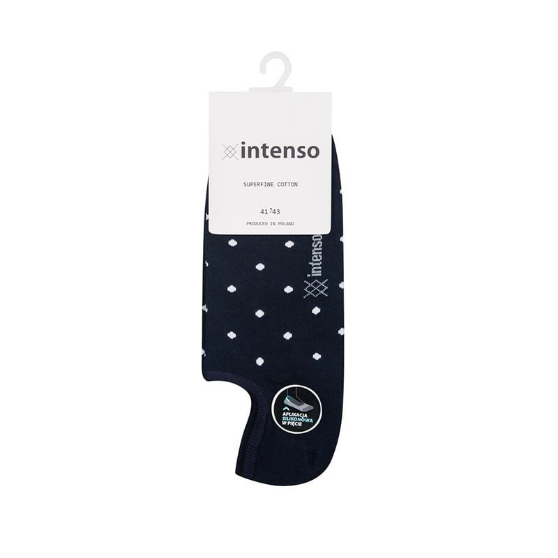 kolorowe skarpety MICRO stopki z silikonem Art. 1778 Intenso