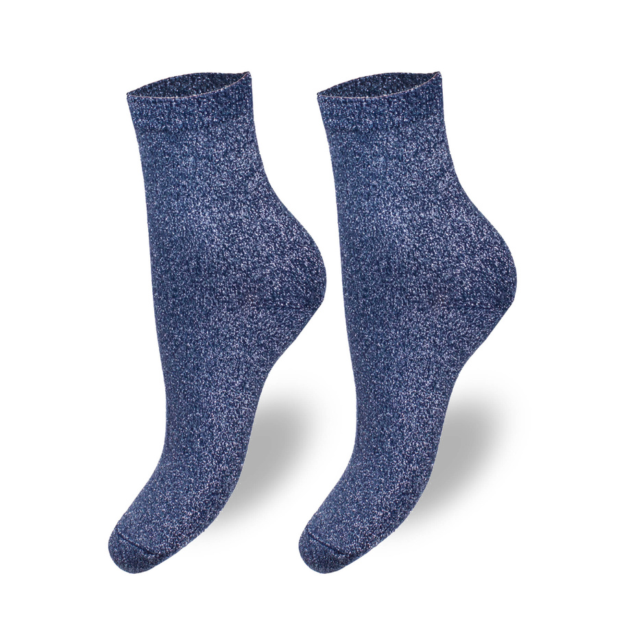 Damen-Baumwollsocken mit Lurex