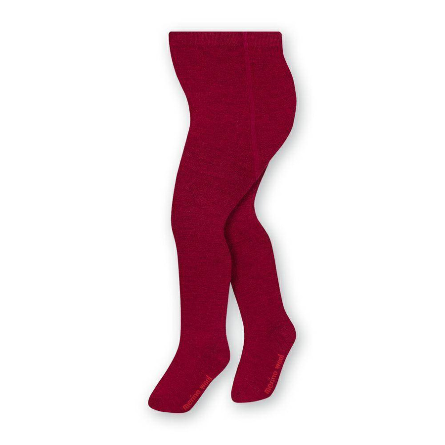 Rajstopki z wełny merino art. 130 TP003 bordowy