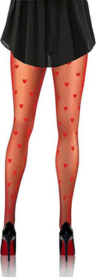 Ciorapi Dama Fashion FUNNY R065 Roșu