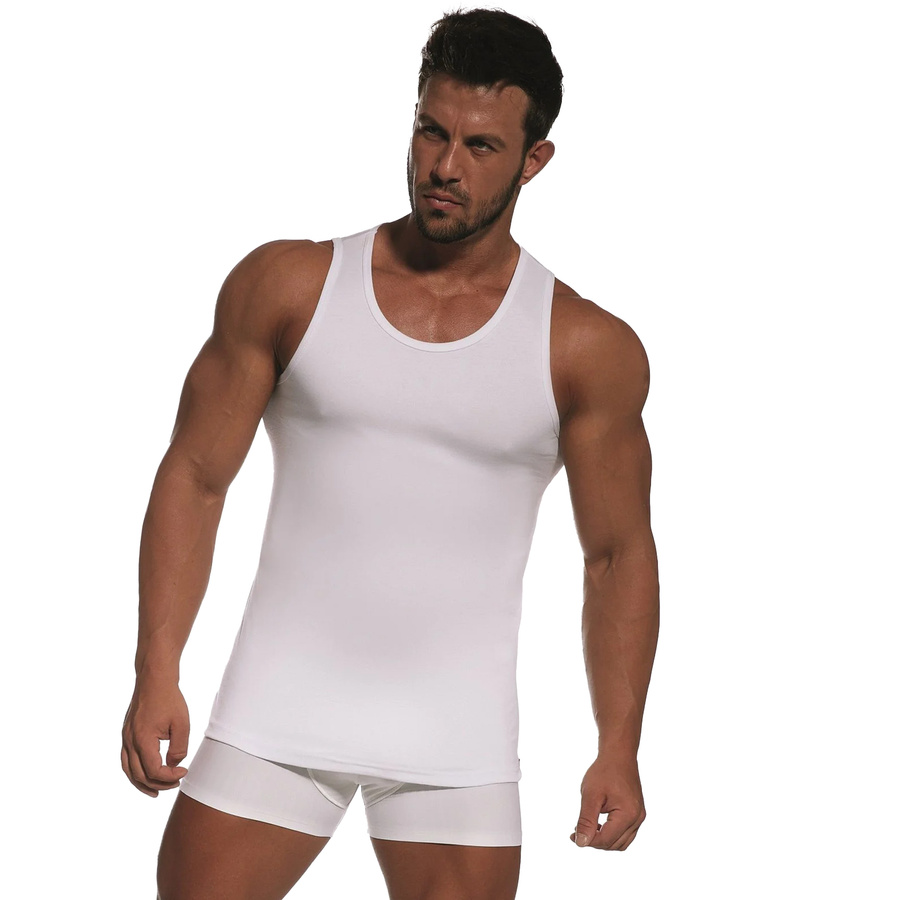 Trägerloses T-shirt Authentic 205 weiß Cornette