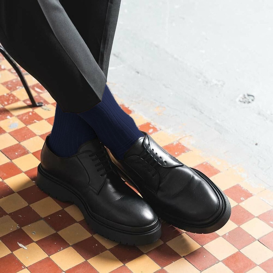 Skarpety bambusowe męskie czarny art.086 Steven