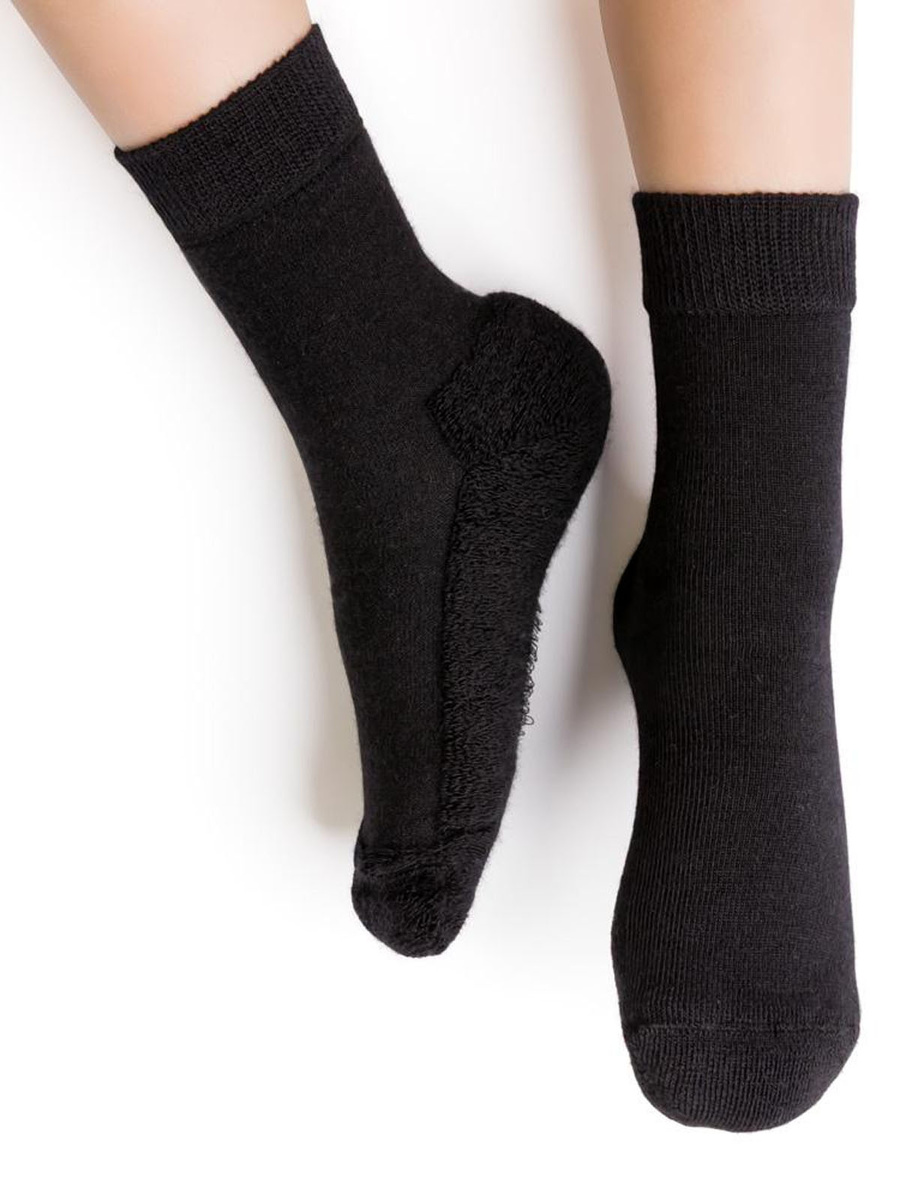 Halbfrottee-Socken aus Merinowolle für Kinder Art. 190