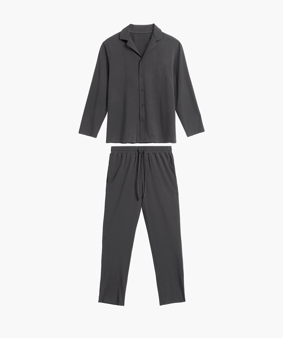 Pijama Bărbați BNMP-001 Gri și Bleumarin