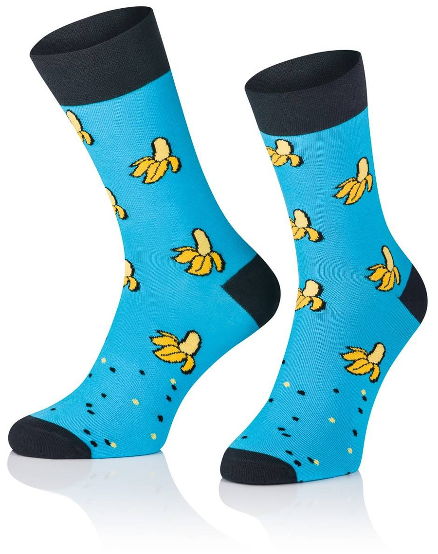 Kolorowe ZABAWNE bawełniane skarpety Art. 1917 Intenso