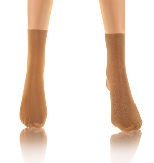 Damen-Kniestrümpfe Eva Beige