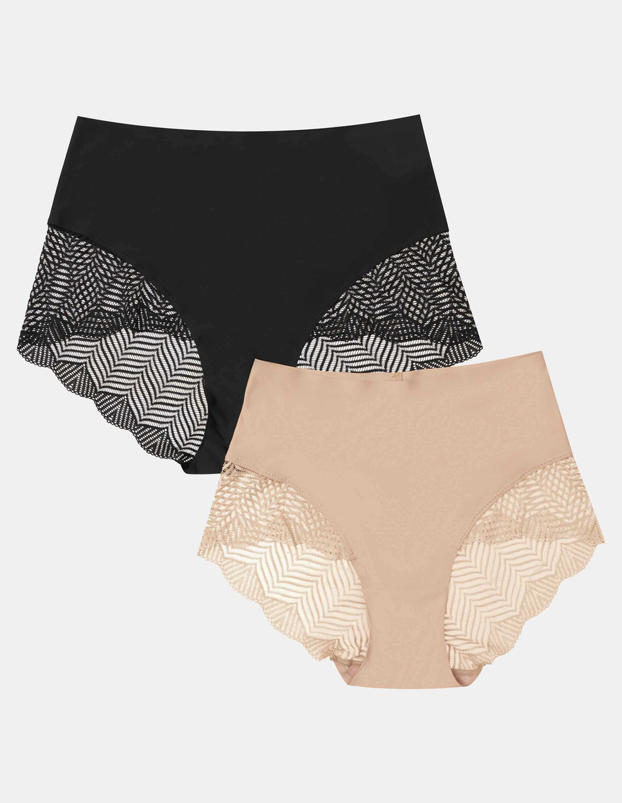 Höschen mit hoher Taille Passy 2er-Pack