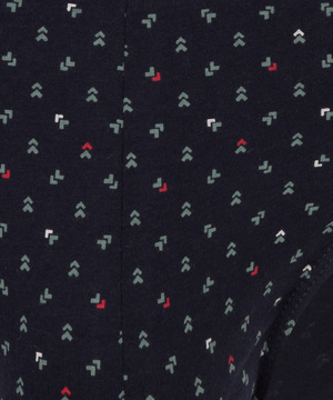 Atlantic Herren Sport Slips – 100% Baumwolle, Bequeme Unterwäsche mit Print, 3er Pack, Schwarz/Blau/Grün/Rot/Marineblau, Klassische Kollektion