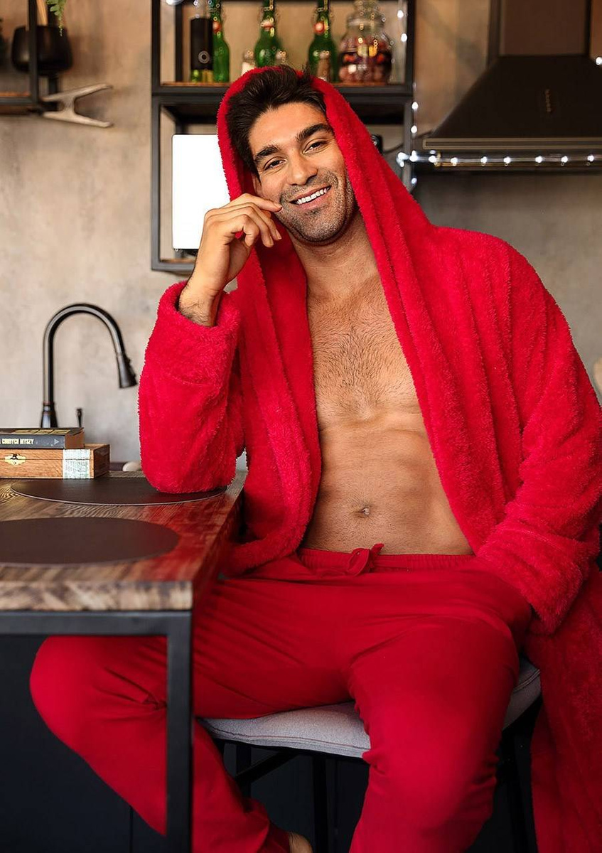 Szlafrok Męski 130 z kapturem