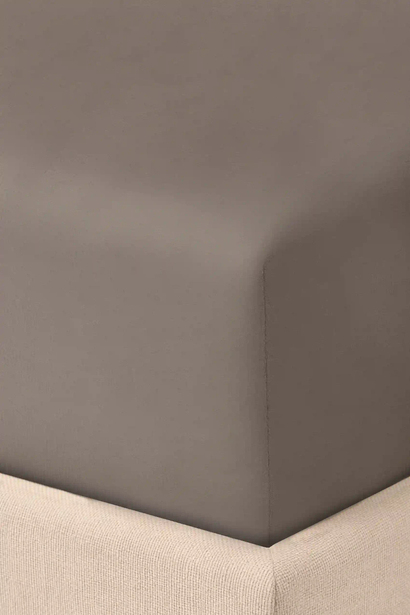 Fitted Sheet Dark Beige