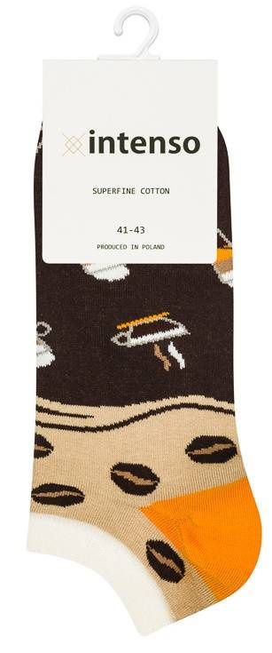 Farbige Socken Stops Kunst. 1849 Intenso Kaffee