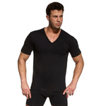 T-shirt He 531/02 New schwarz Cornette