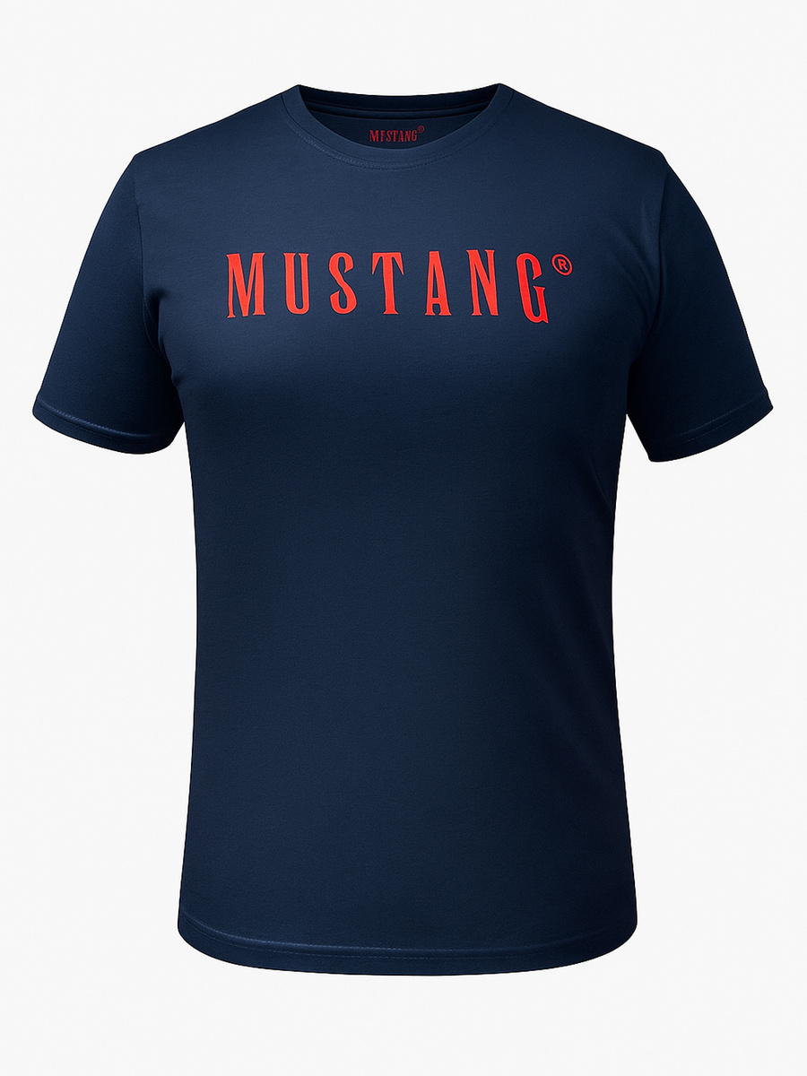 Men's T-Shirt Mustang 4222 Navy Blue
