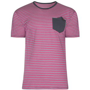 Herren Schlafanzug Kurzarm Blau