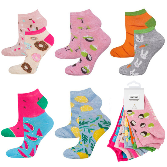 Sneakersocken Serie Bunt