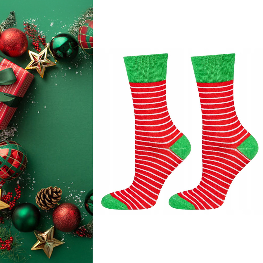 Herren Socken SOXO GOOD STUFF bunt gestreift Weihnachtsgeschenk