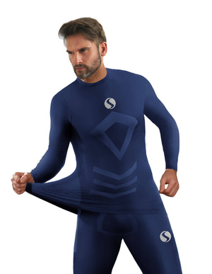 Thermoaktive Herrenunterwäsche Thermo Active Dunkelblau