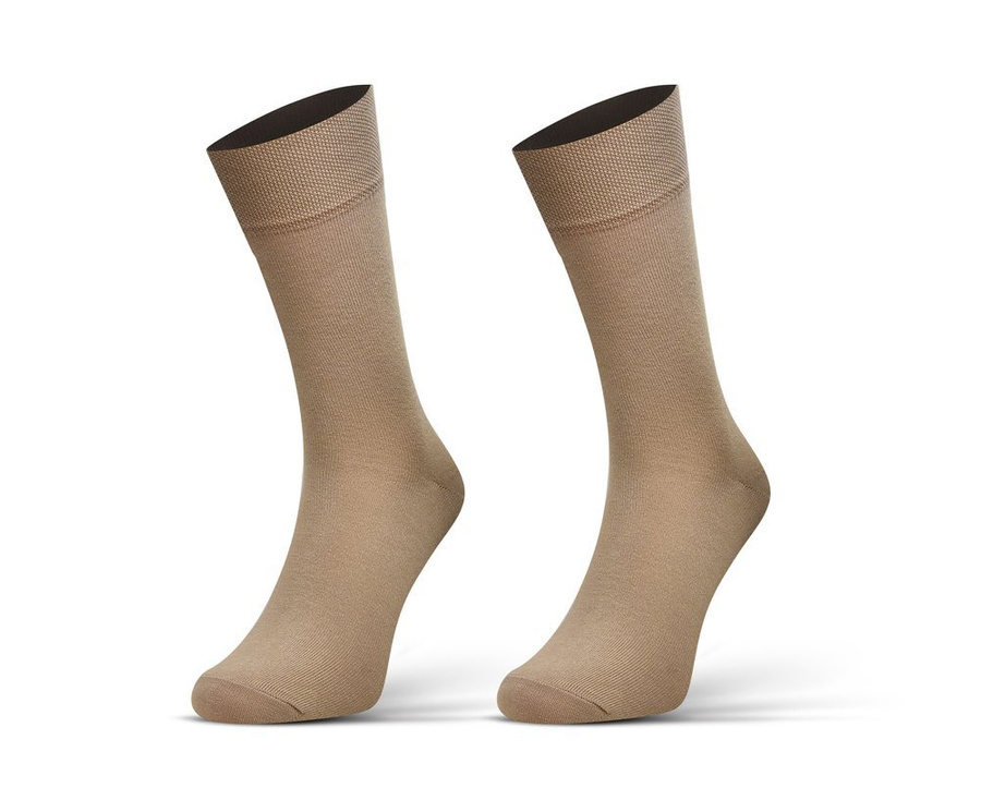 Herrensocken Serie Klassisch Beige