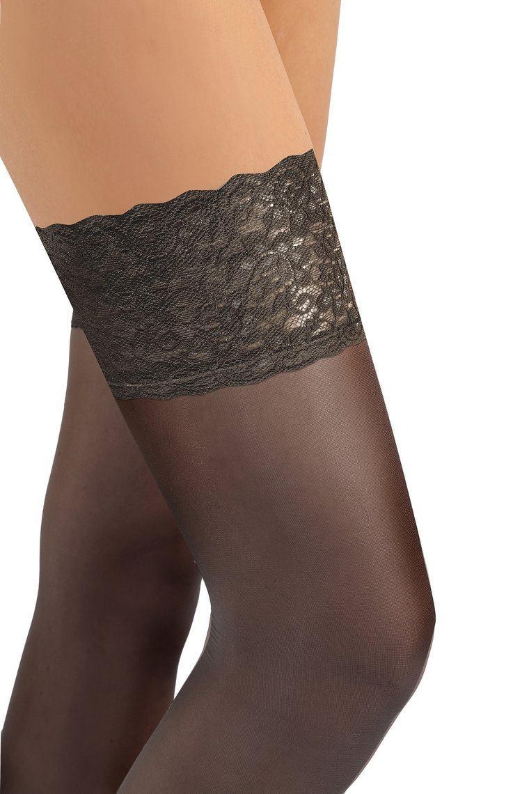 Ciorapi autoportanți Romantica Gri