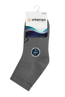 Kurze antibakterielle Sportsocken Silverplus Art. 0617 Intenso