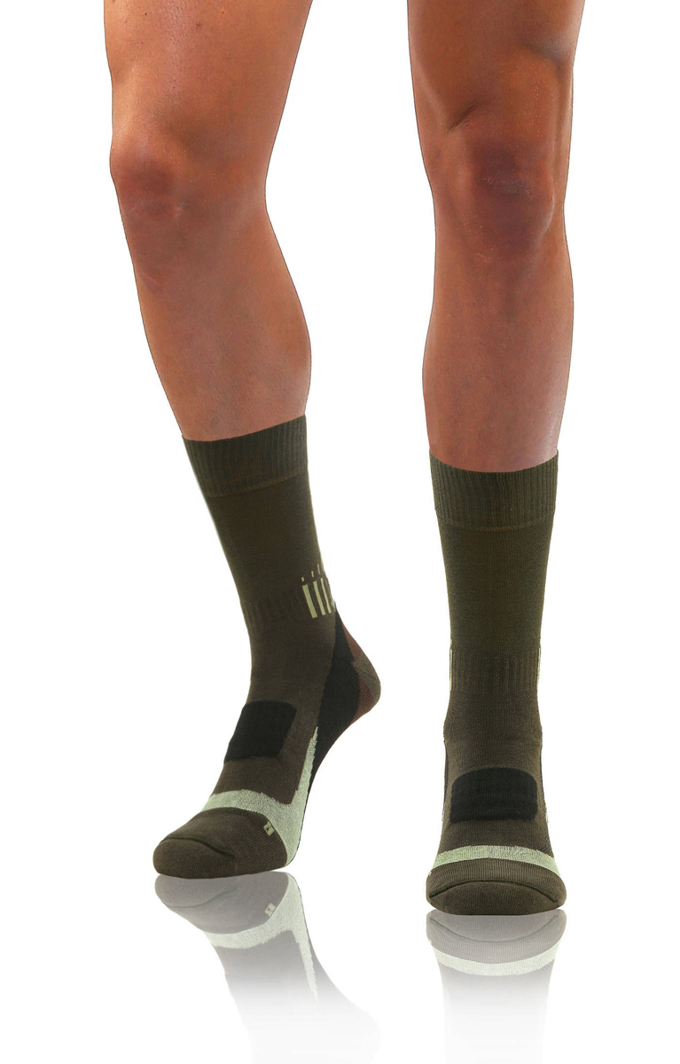 wytrzymałe BAWEŁNIANE skarpety trekkingowe Sesto Senso