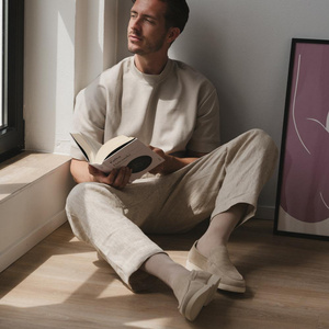 Socken Herren Serie Dünn Beige