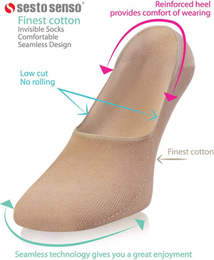 Sneaker-Socken Serie Beige