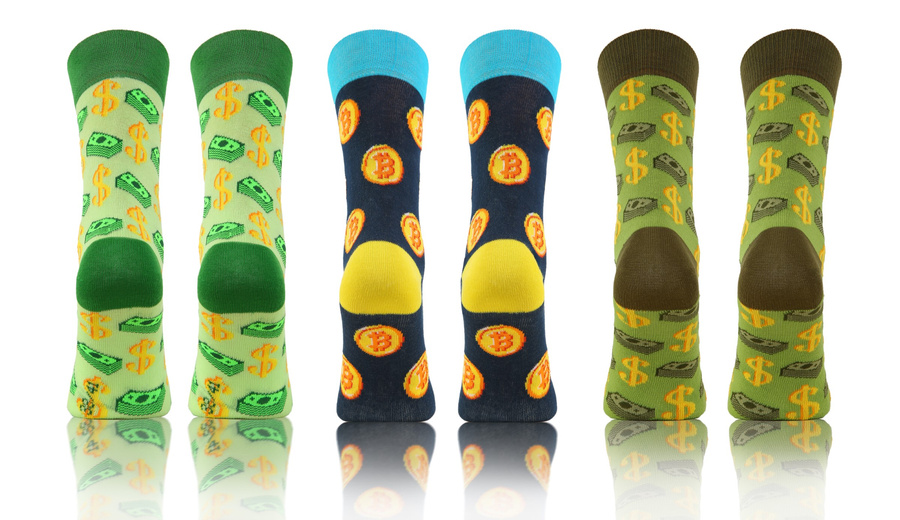 Lange Socken Finest Mehrfarbig