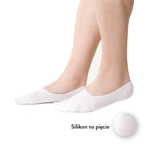 Stopki baleriny bawełniane z silikonem art. 058 Steven