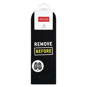 Männer schwarz Soxo Füße mit Aufschrift lustiges Geschenk