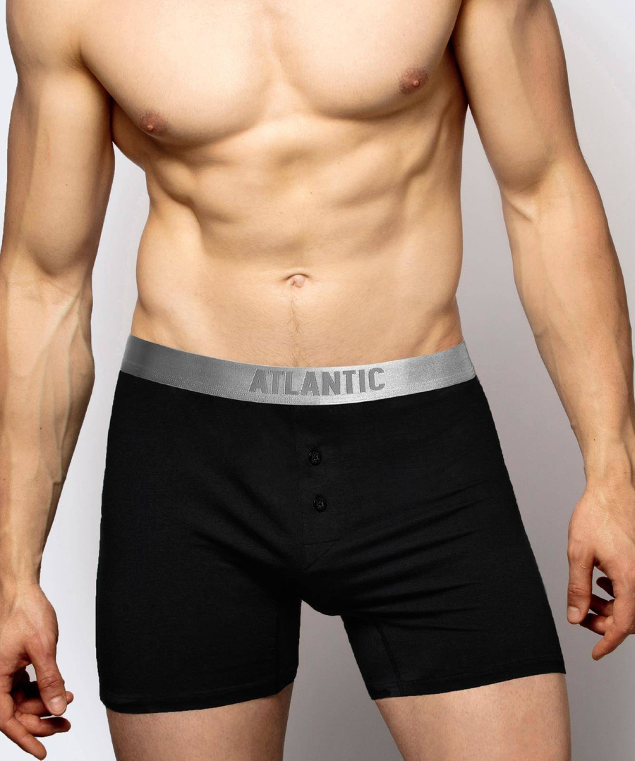 Herren-Boxershorts Bmb-005 Schwarz