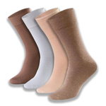Socken Herren Serie Glat Beige