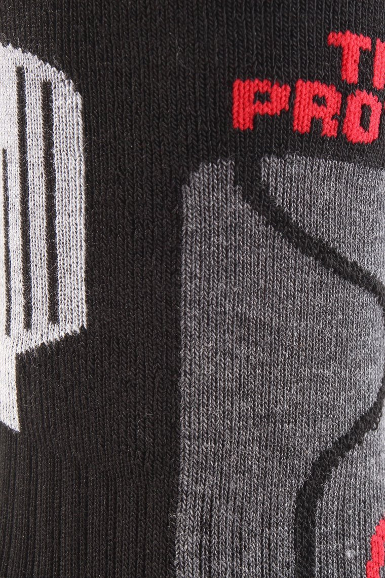 Sesto Senso Trekking Winter Wollsocken – Warme, Atmungsaktive Trekking-Socken mit Verstärkungen, Antibakteriell, Für Herren und Damen, Grau/Mehrfarbig, Ideal für Herbst/Winter Outdoor-Aktivitäten und Sport