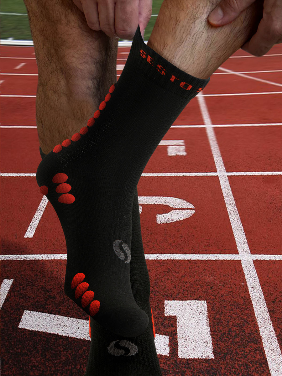 Sportsocken SKB09 Schwarz
