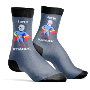 Socken Herren Serie Dunkel Melange, Grau