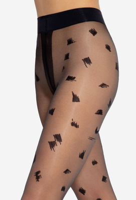 Gatta Arti 04 Transparente gemusterte Strumpfhose für Frauen