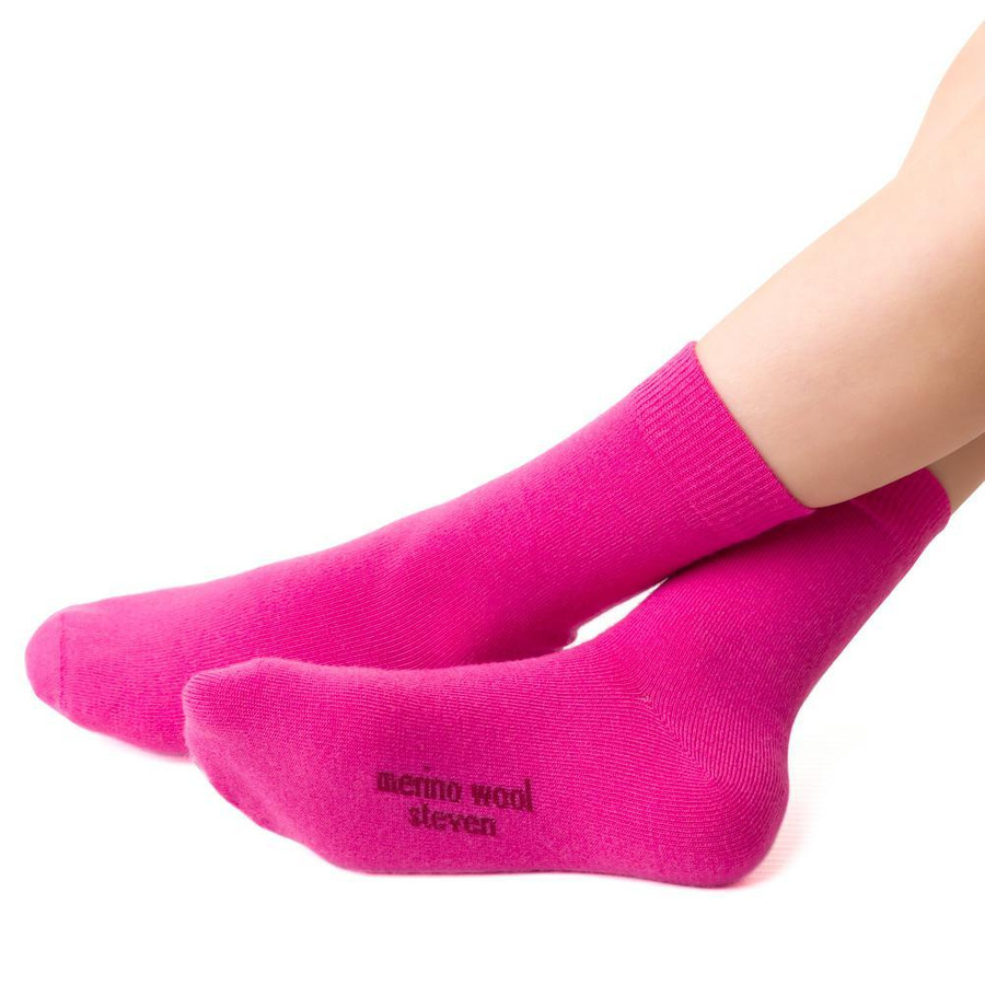 Socken Kinder Merino Wool Rosa