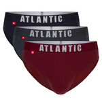 3-PACK Slipy męskie sport 3MP-094 Atlantic